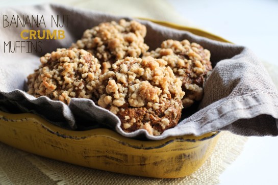 Banana Nut Crumb Muffins