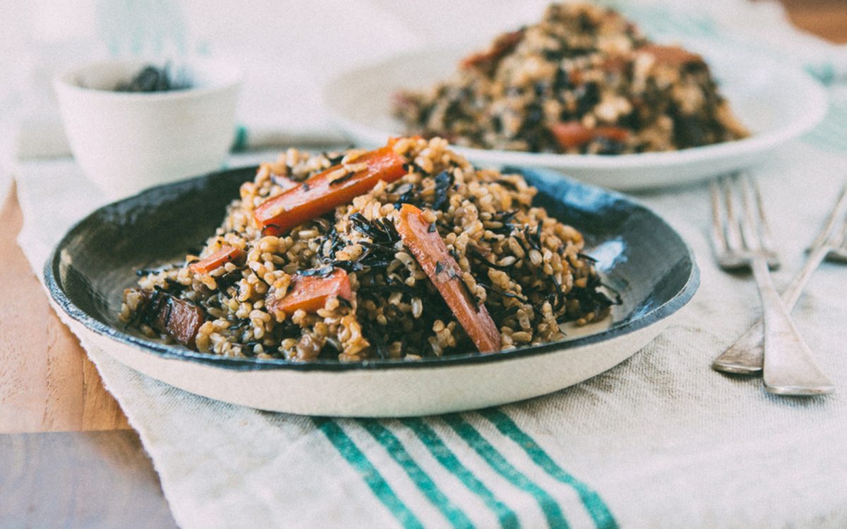 Macrobiotic Brown Rice Arame [Vegan, Gluten-Free] | Vegan Coyote